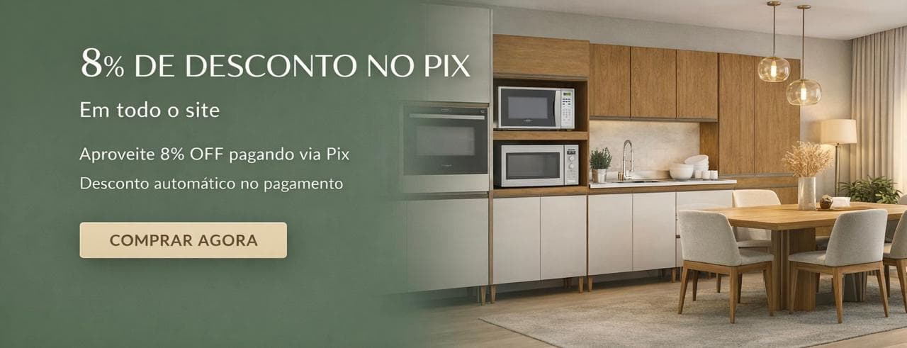 Campanha: 8% OFF no Pix em todo o site